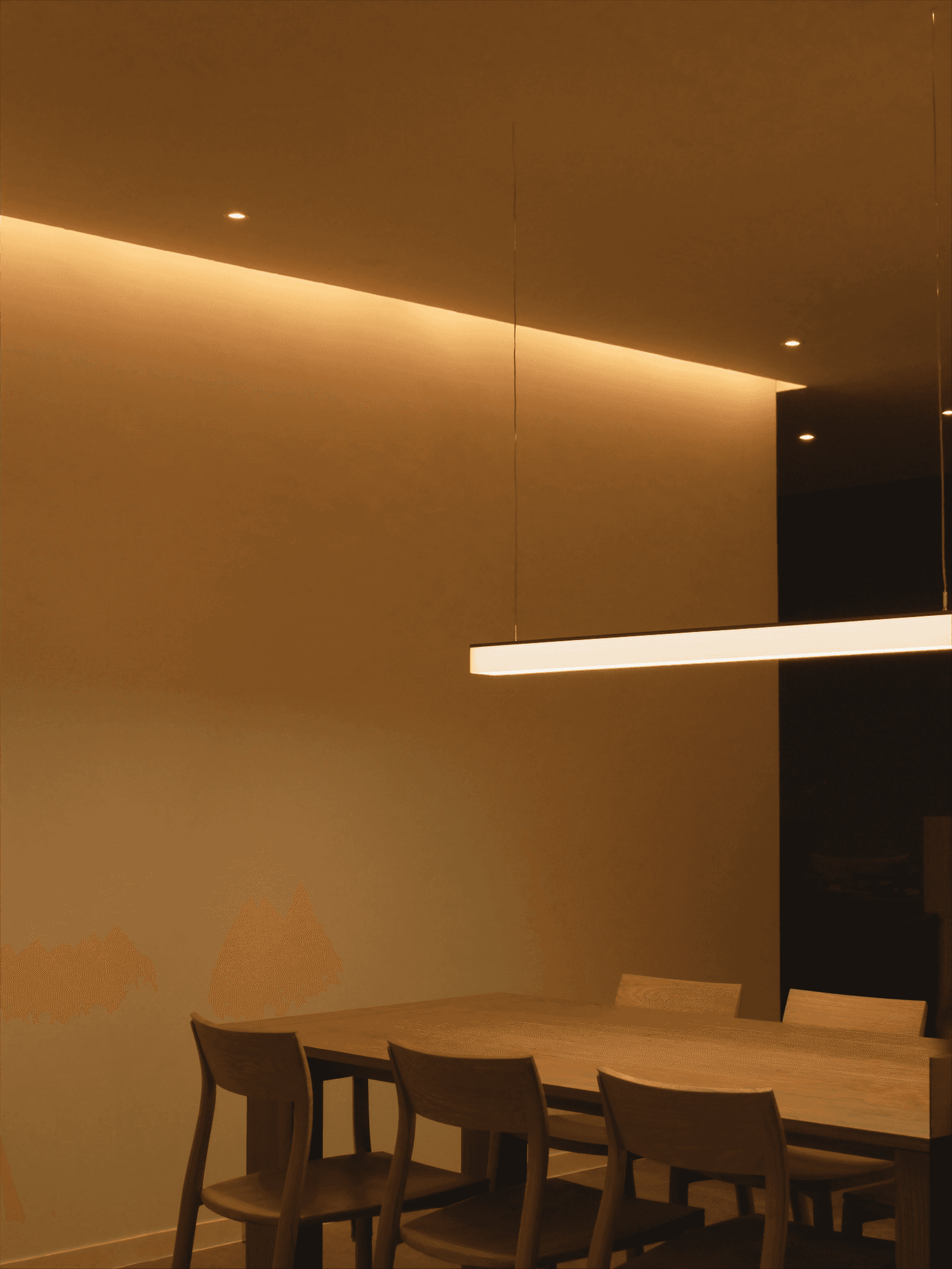 Iluminação LED — Sala de jantar